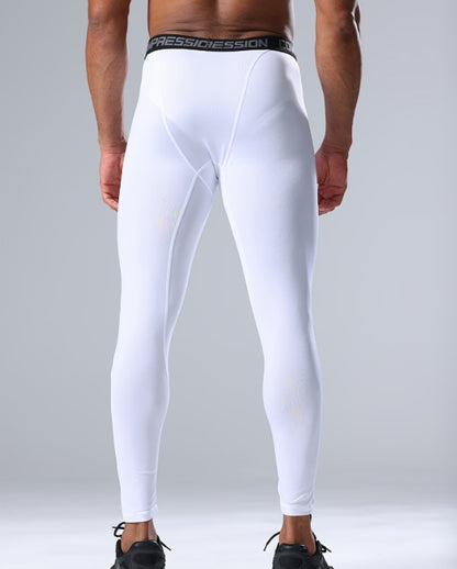Quick-Dry Men’s Compression Leggings – High-Elasticity Breathable Performance Tights for Running & Training 💪