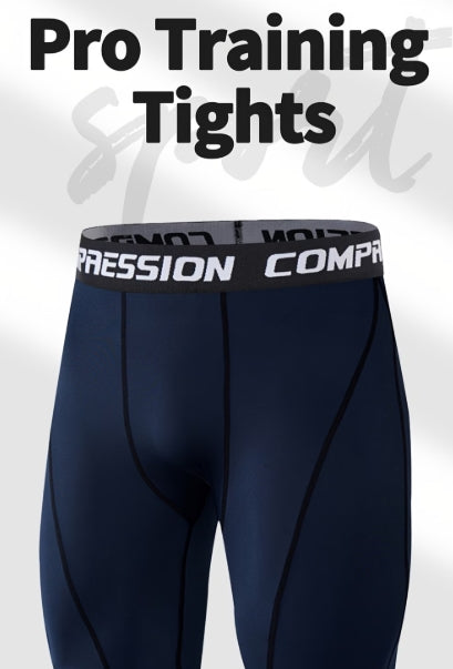 High-Elasticity Quick-Dry Men’s Compression Shorts – Breathable Performance Tights for Running & Training 💪