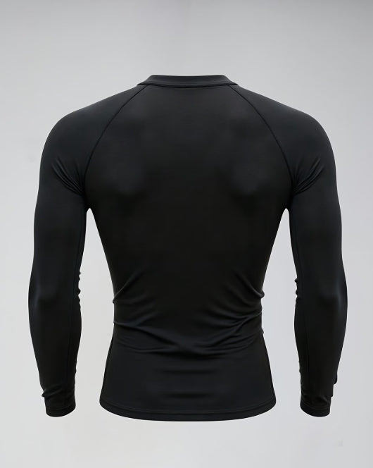 Men’s Long Sleeve Compression T-Shirt – High-Elasticity Athletic Fit for Training & Outdoor Sports 💪