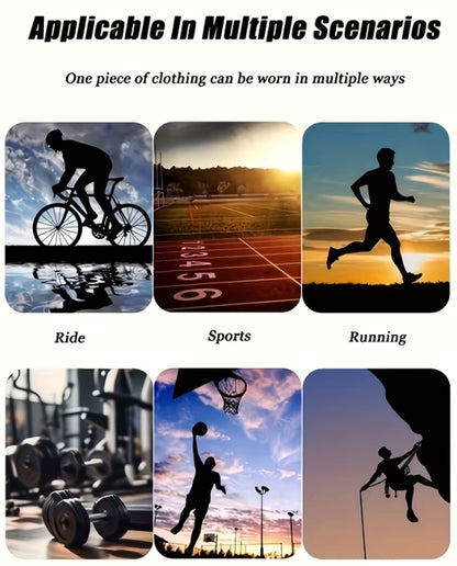 Men’s Long Sleeve Compression T-Shirt – High-Elasticity Athletic Fit for Training & Outdoor Sports 💪
